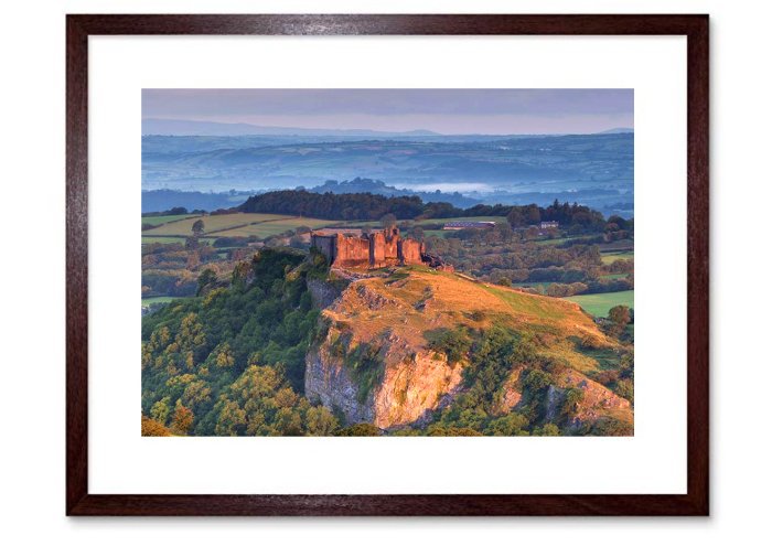 Hill Top Castle Framed Print